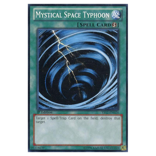 Yu-Gi-Oh! - Starter Deck - Xyz Symphony - Mystical Space Typhoon (Common) YS12-EN024
