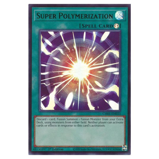Yu-Gi-Oh! - The Chronicles Deck - The Fallen & The Virtuous - Super Polymerization (Ultra Rare) - CH01-EN033