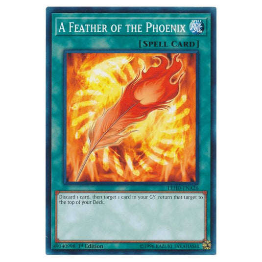 Yu-Gi-Oh! - Legendary Hero Decks - A Feather of the Phoenix (Common) LEHD-ENA26