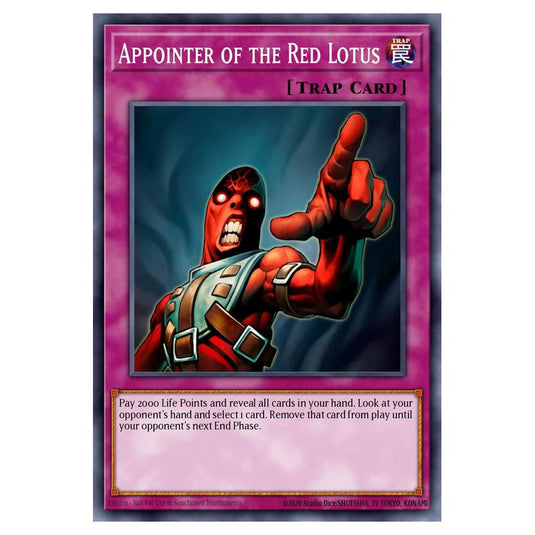 Yu-Gi-Oh! - Stardust Overdrive - Appointer of the Red Lotus (Common) SOVR-EN080