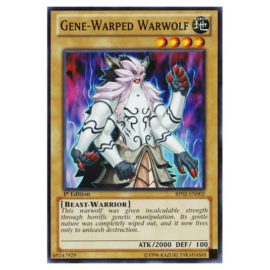 Yu-Gi-Oh! - Battle Pack 2 - War of the Giants - Gene-Warped Warwolf (Common) BP02-EN002