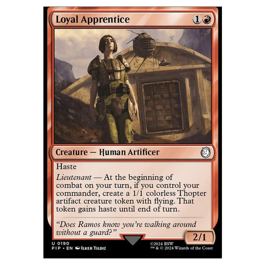 Magic The Gathering - Universes Beyond - Fallout - Loyal Apprentice - 0190