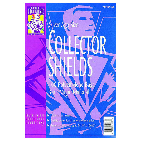 Comic Defense System - Collector Shields - Silver Age Size (100 Count)