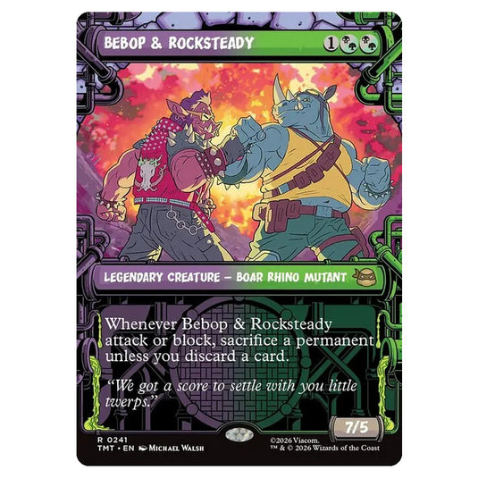 Magic The Gathering - Teenage Mutant Ninja Turtles - Bebop & Rocksteady - 0241