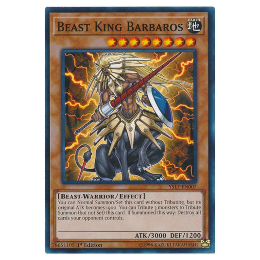 Yu-Gi-Oh! - Starter Deck - Link Strike - Beast King Barbaros (Common) YS17-EN007