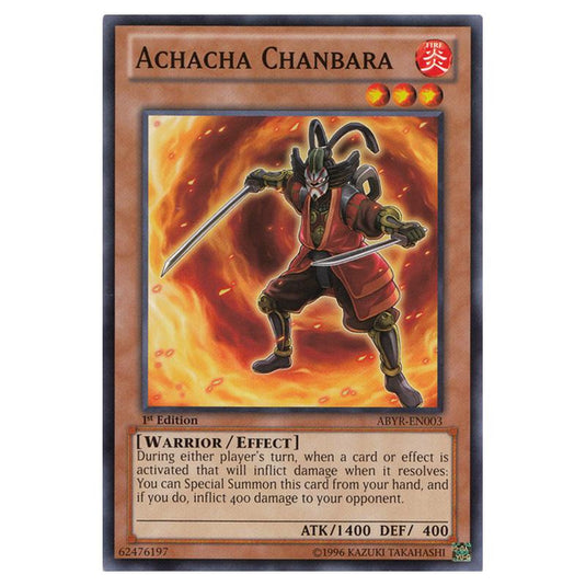 Yu-Gi-Oh! - Abyss Rising - Achacha Chanbara (Common) ABYR-EN003