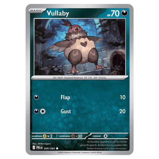 Pokemon - Mega Evolution - Pitch Black - Vullaby - 049/084