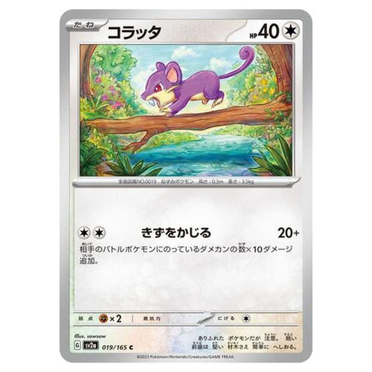 Pokemon - Pokémon Card 151 - Rattata - 019/210