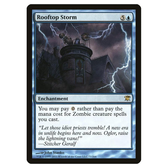 Magic the Gathering - Innistrad - Rooftop Storm - 71/264