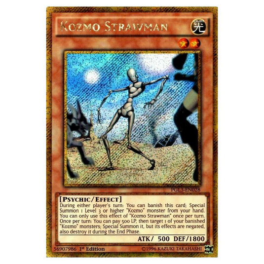 Yu-Gi-Oh! - Premium Gold - Infinite Gold - Kozmo Strawman (Gold Secret Rare) PGL3-EN028