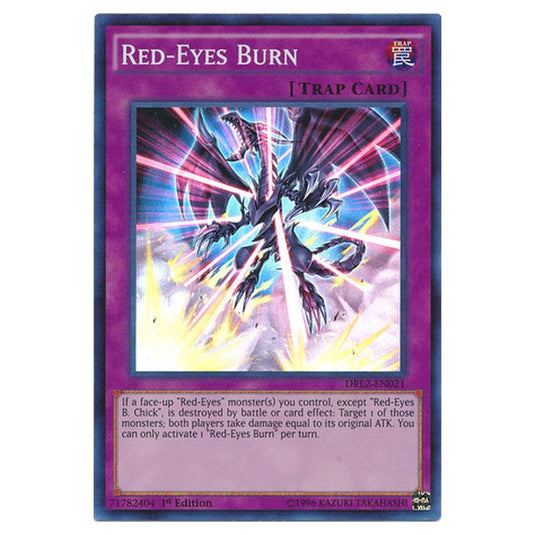 Yu-Gi-Oh! - Dragons of Legend 2 - Red-Eyes Burn (Super Rare) DRL2-EN021