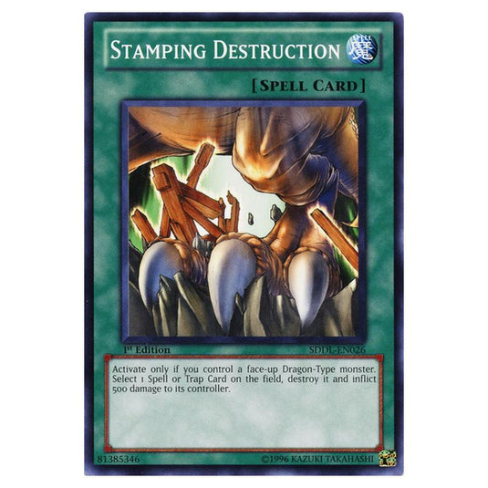 Yu-Gi-Oh! - Dragunity Legion Structure Deck - Stamping Destruction (Common) SDDL-EN026