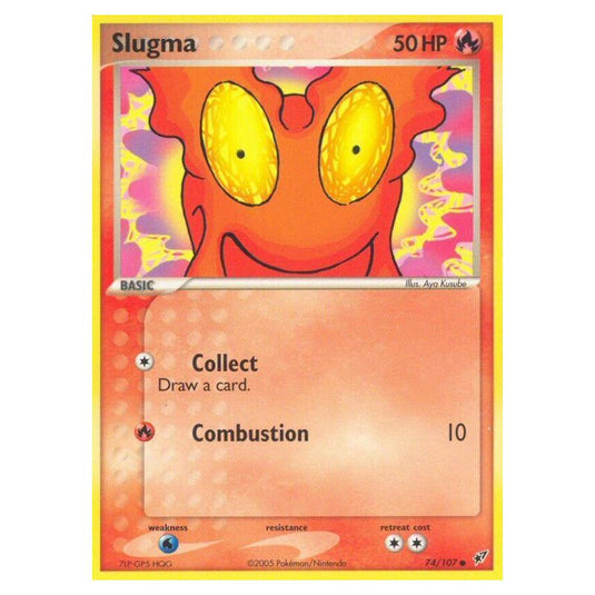 Pokemon - EX Deoxys - Slugma - 074/107