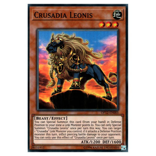 Yu-Gi-Oh! - OTS Tournament Pack 12 - Crusadia Leonis (Super Rare) OP12-EN005