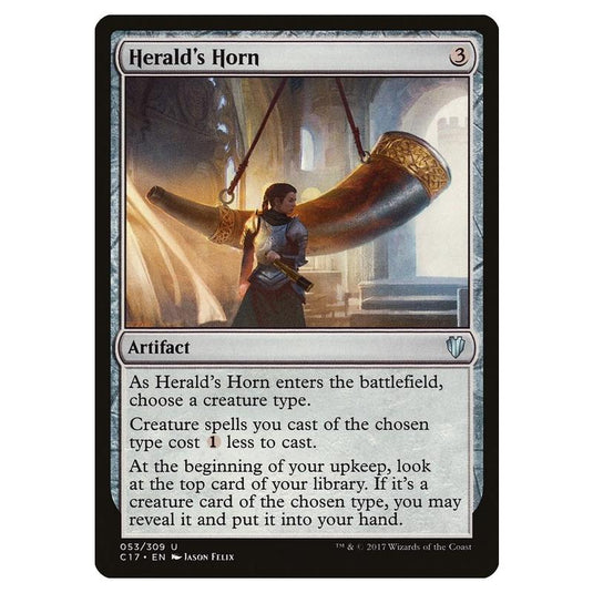 Magic The Gathering - Commander 2017 - Herald's Horn - 053/309