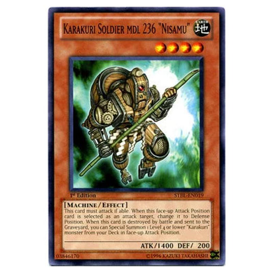 Yu-Gi-Oh! - Starstrike Blast - Karakuri Soldier mdl 236 "Nisamu" (Common) - STBL-EN019
