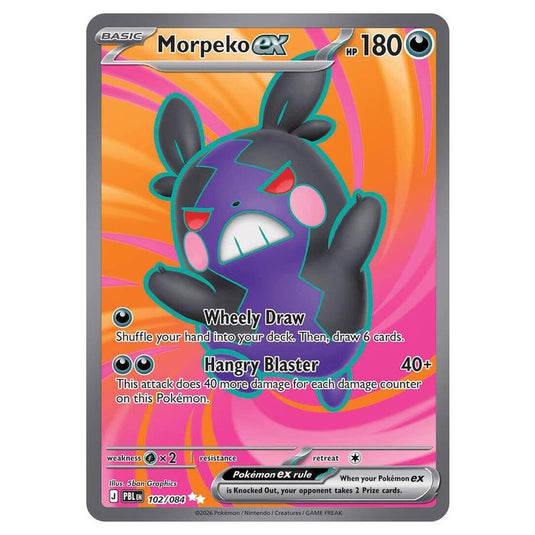 Pokemon - Mega Evolution - Pitch Black - Morpeko ex - 102/084