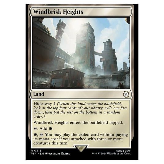 Magic The Gathering - Universes Beyond - Fallout - Windbrisk Heights - 0315