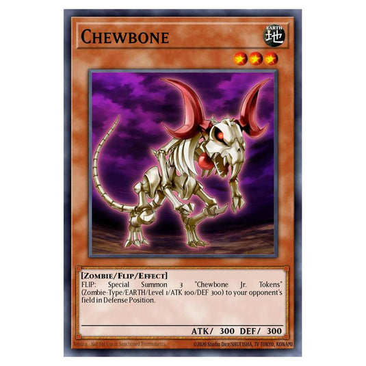 Yu-Gi-Oh! - Star Pack 2013 - Chewbone (Starfoil Rare) SP13-EN020