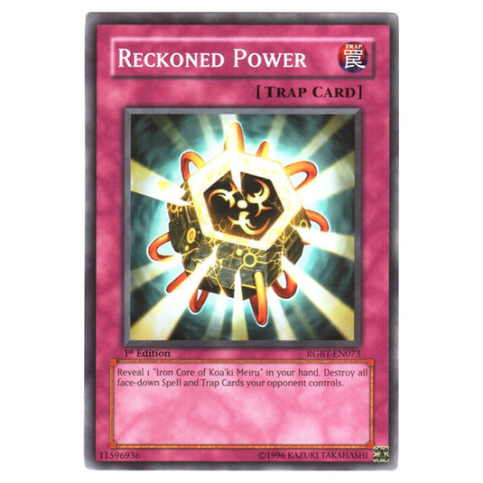 Yu-Gi-Oh! - Raging Battle - Reckoned Power (Common) RGBT-EN073