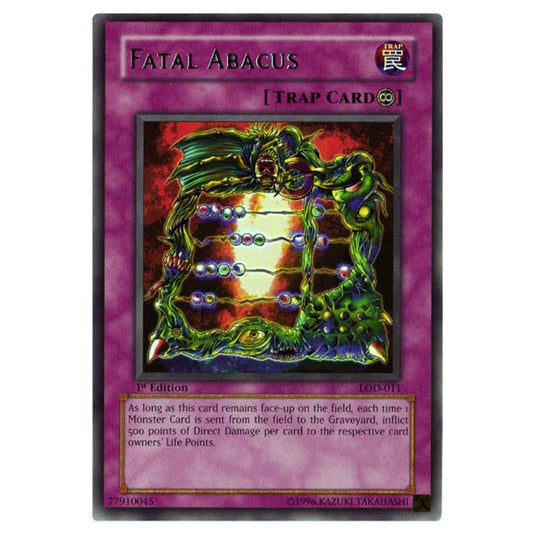 Yu-Gi-Oh! - Legacy of Darkness - Fatal Abacus (Rare) LOD-011