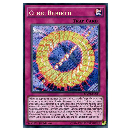 Yu-Gi-Oh! - Yu-Gi-Oh! The Dark Side of Dimensions Movie Pack Secret Edition - Cubic Rebirth (Secret Rare) MVP1-ENS43