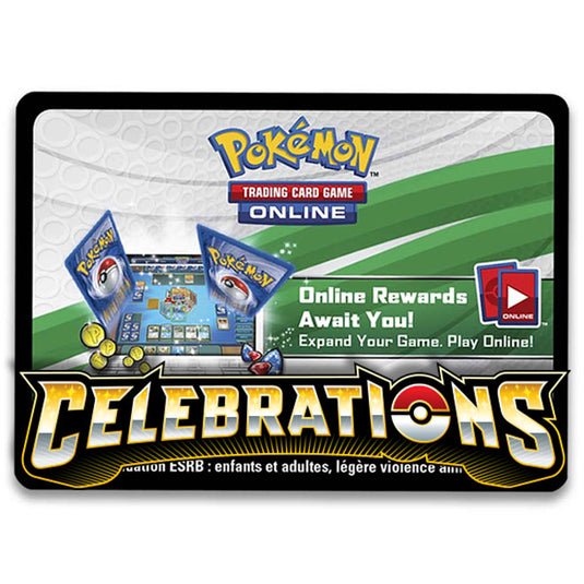 Pokemon - Celebrations - Booster Pack - Online Code Card Pokemon - Celebrations - Booster Pack - Online Code Card