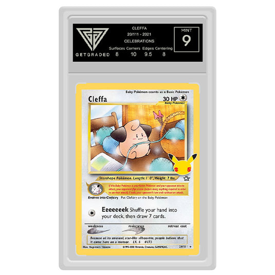 Pokemon - Sword & Shield - Celebrations - Classic Collection - Cleffa Pokemon - Sword & Shield - Celebrations - Classic Collection - Cleffa