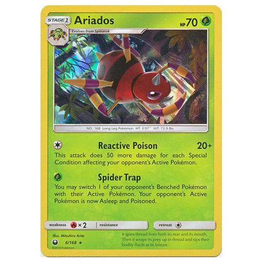 Pokemon - Sun & Moon - Celestial Storm - Ariados - 6/168