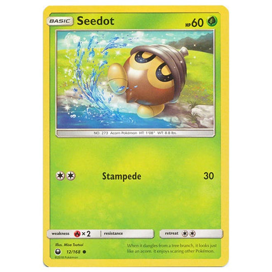 Pokemon - Sun & Moon - Celestial Storm - Seedot - 12/168