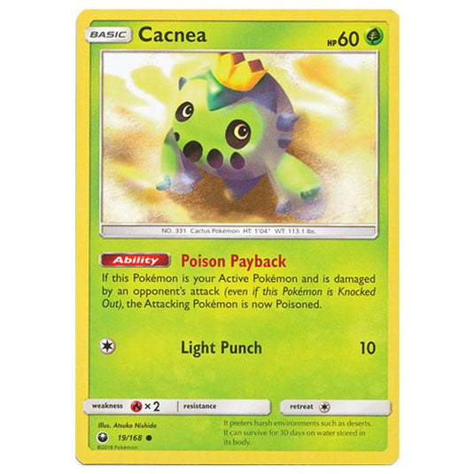 Pokemon - Sun & Moon - Celestial Storm - Cacnea - 19/168