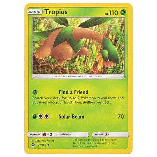 Pokemon - Sun & Moon - Celestial Storm - Tropius - 21/168