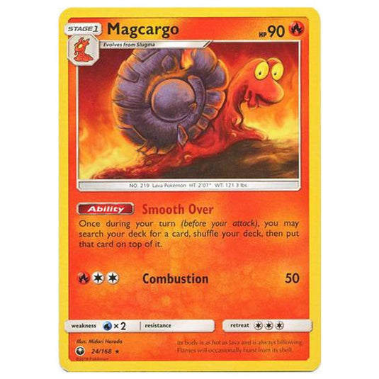 Pokemon - Sun & Moon - Celestial Storm - Magcargo - 24/168