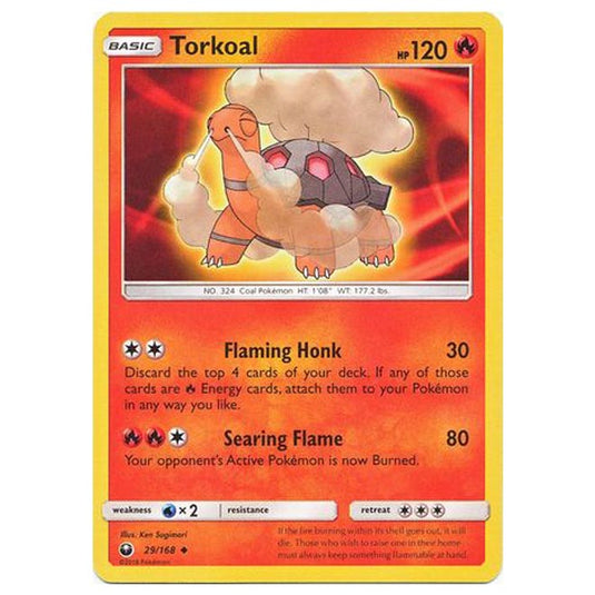 Pokemon - Sun & Moon - Celestial Storm - Torkoal - 29/168