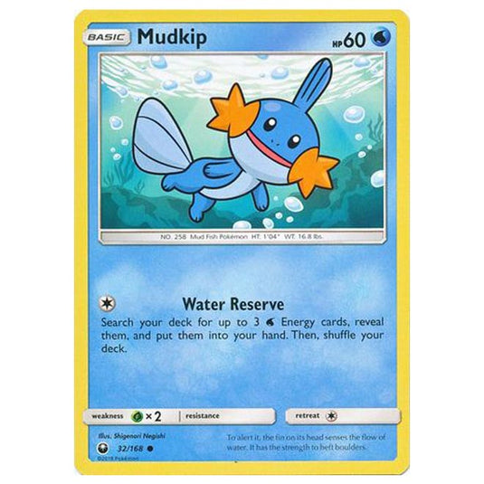 Pokemon - Sun & Moon - Celestial Storm - Mudkip - 32/168