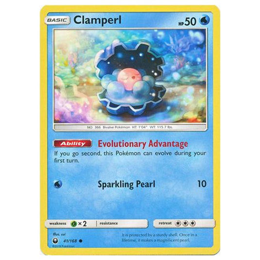 Pokemon - Sun & Moon - Celestial Storm - Clamperl - 41/168