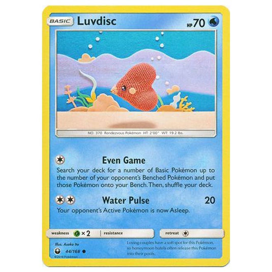 Pokemon - Sun & Moon - Celestial Storm - Luvdisc - 44/168