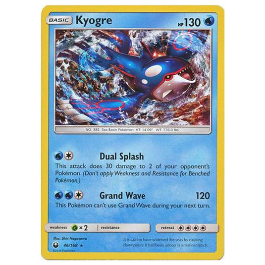 Pokemon - Sun & Moon - Celestial Storm - Kyogre - 46/168