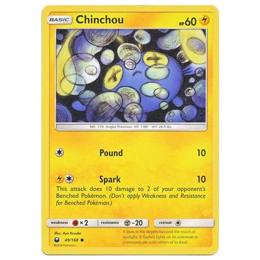 Pokemon - Sun & Moon - Celestial Storm - Chinchou - 49/168