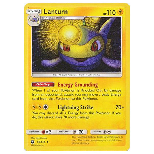 Pokemon - Sun & Moon - Celestial Storm - Lanturn - 50/168