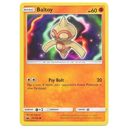 Pokemon - Sun & Moon - Celestial Storm - Baltoy - 78/168