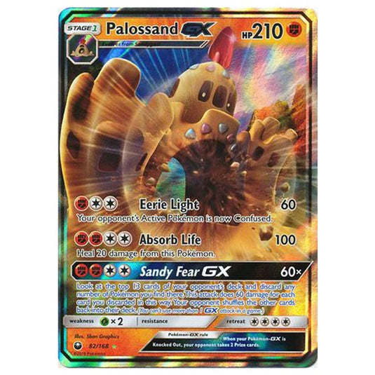 Pokemon - Sun & Moon - Celestial Storm - Palossand-GX - 82/168