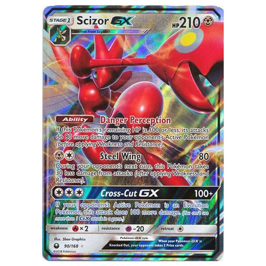 Pokemon - Sun & Moon - Celestial Storm - Scizor-GX - 90/168