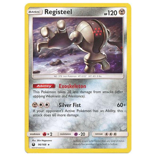 Pokemon - Sun & Moon - Celestial Storm - Registeel - 96/168