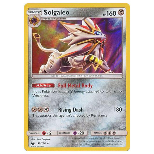 Pokemon - Sun & Moon - Celestial Storm - Solgaleo - 99/168