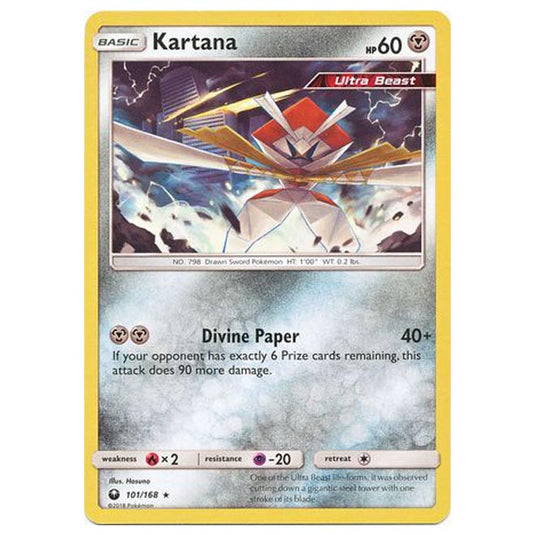 Pokemon - Sun & Moon - Celestial Storm - Kartana - 101/168