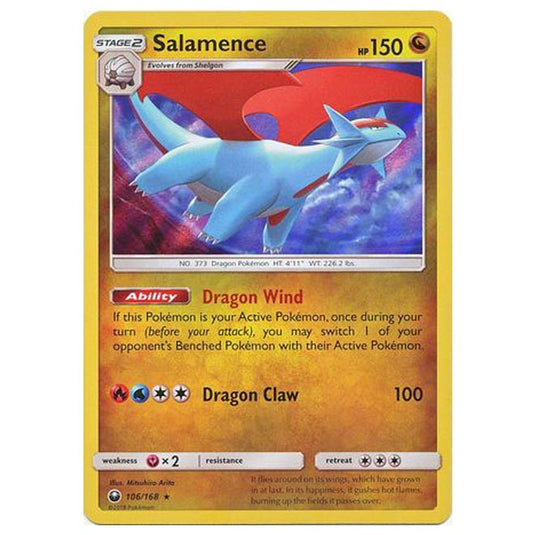 Pokemon - Sun & Moon - Celestial Storm - Salamence - 106/168