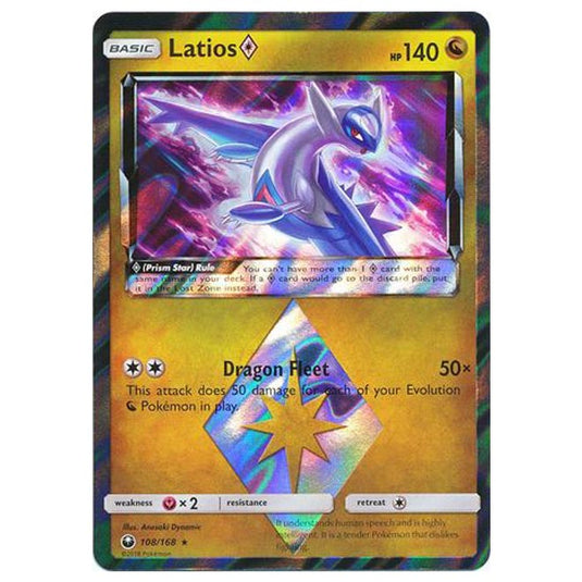 Pokemon - Sun & Moon - Celestial Storm - Latios (Prism Star) - 108/168