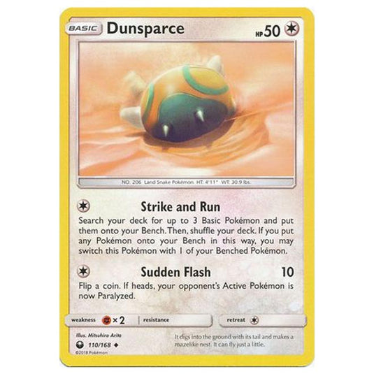 Pokemon - Sun & Moon - Celestial Storm - Dunsparce - 110/168