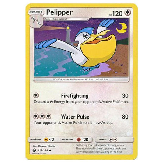 Pokemon - Sun & Moon - Celestial Storm - Pelipper - 112/168